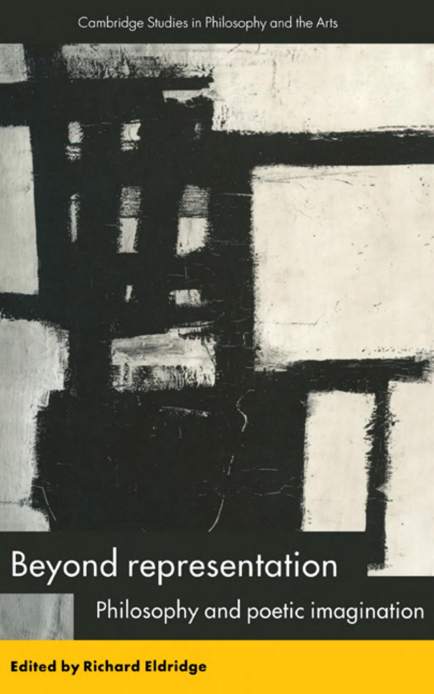Beyond Representation: Philosophy and Poetic Imagination by Richard Eldridge (editor)