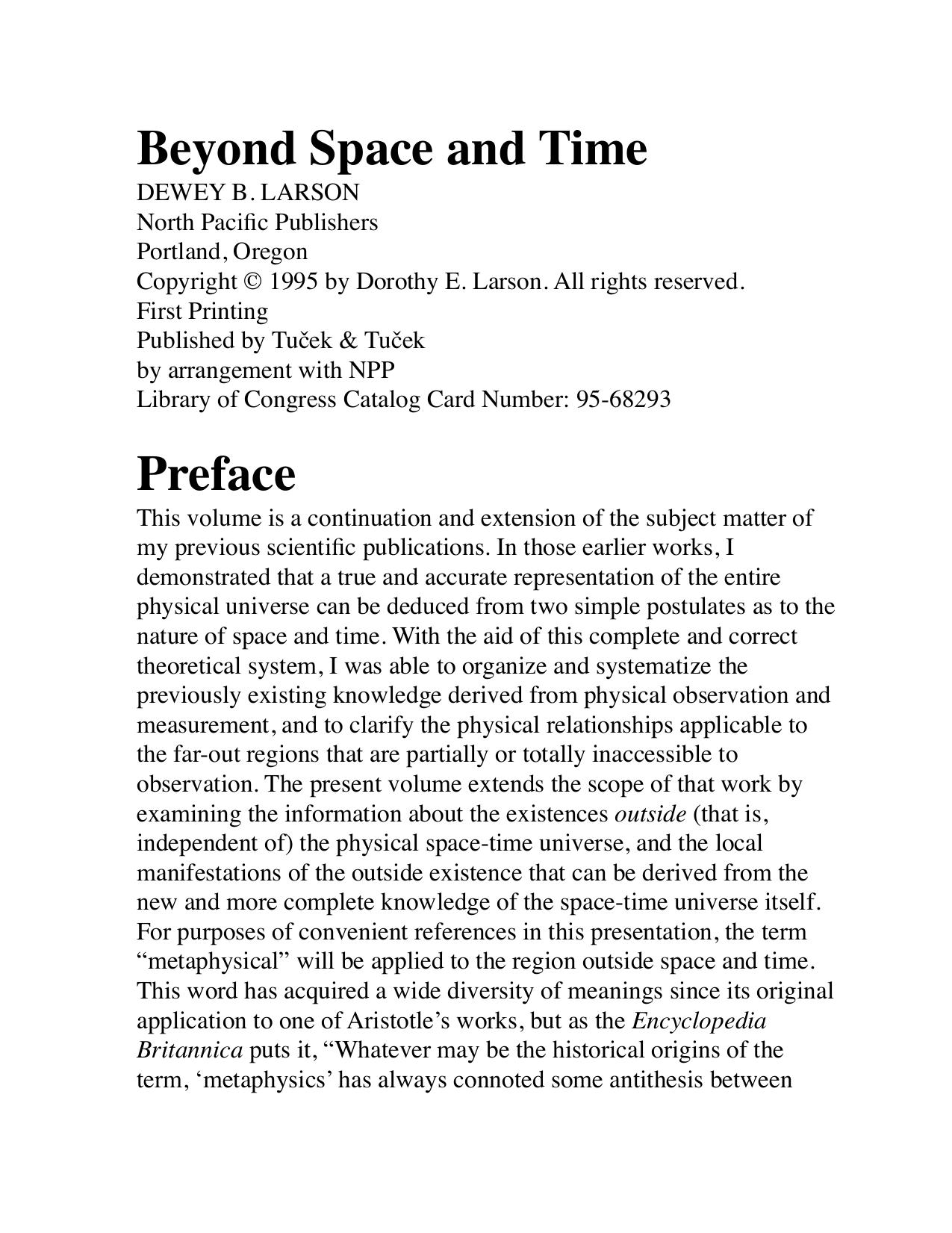 Beyond Space and Time by Craig Bryson