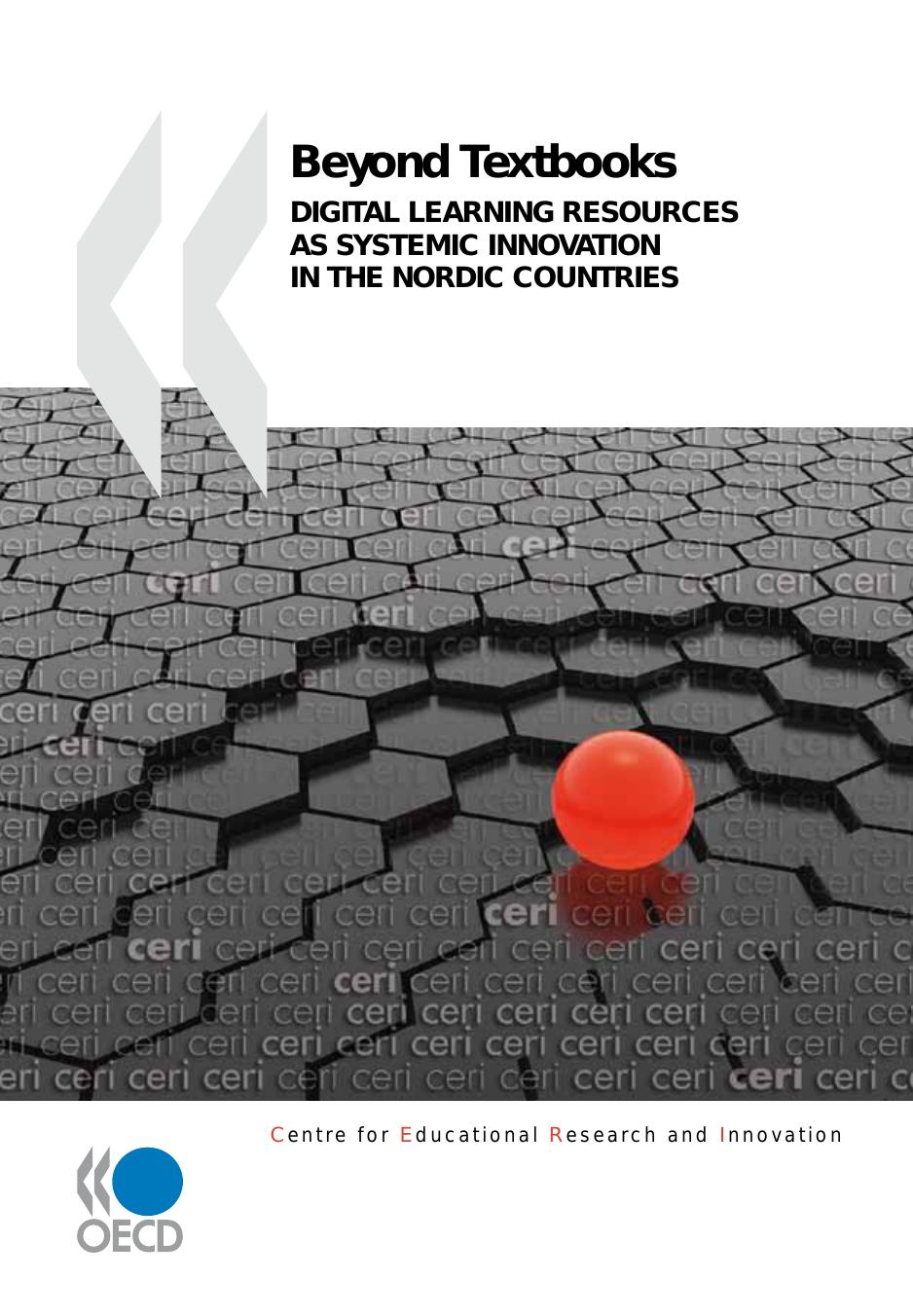 Beyond Textbooks: Digital Learning Resources as Systemic Innovation in the Nordic Countries by CENTRE FOR EDUCATIONAL RESEARCH AND INNOVATION