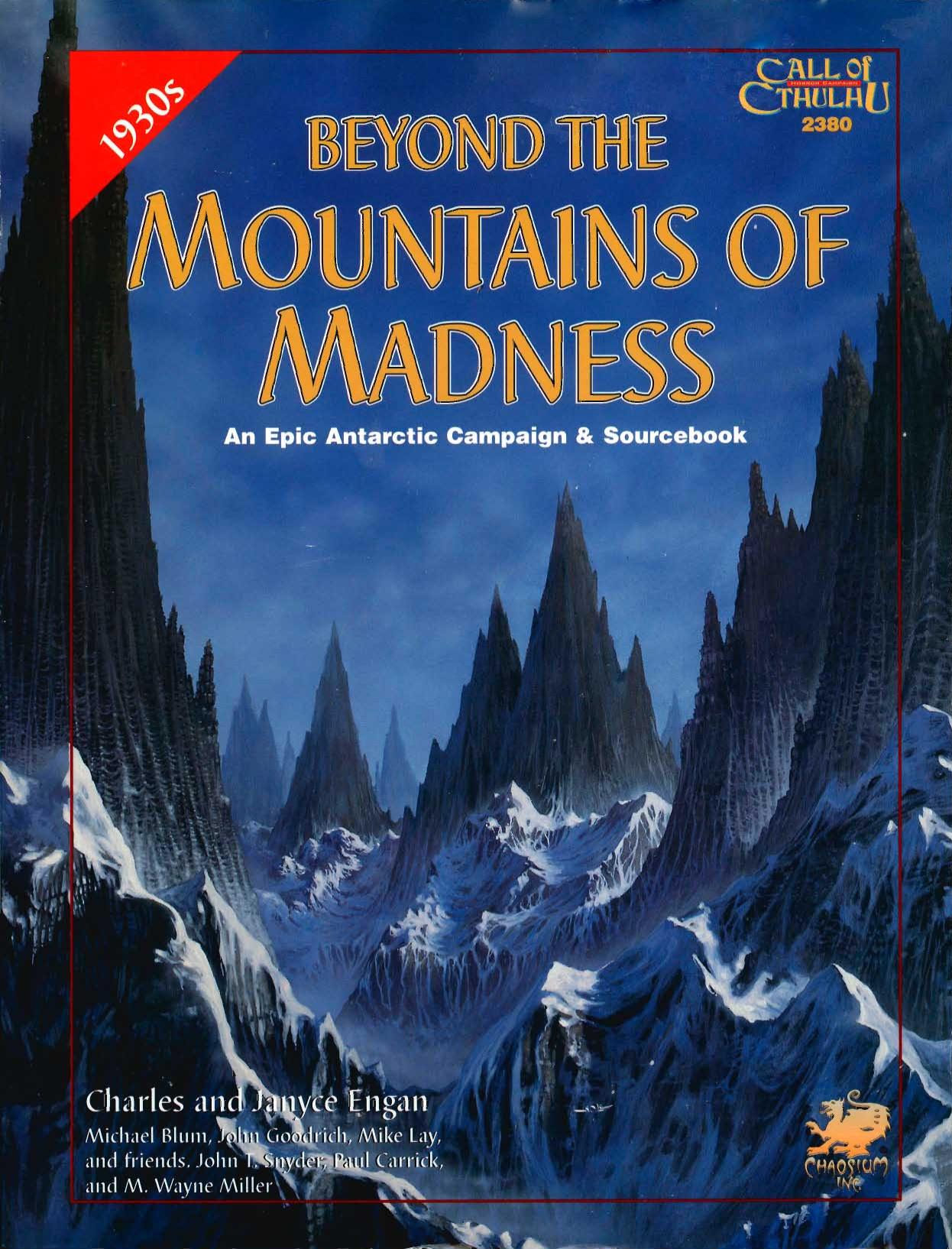 Beyond The Mountains Of Madness by Unknown