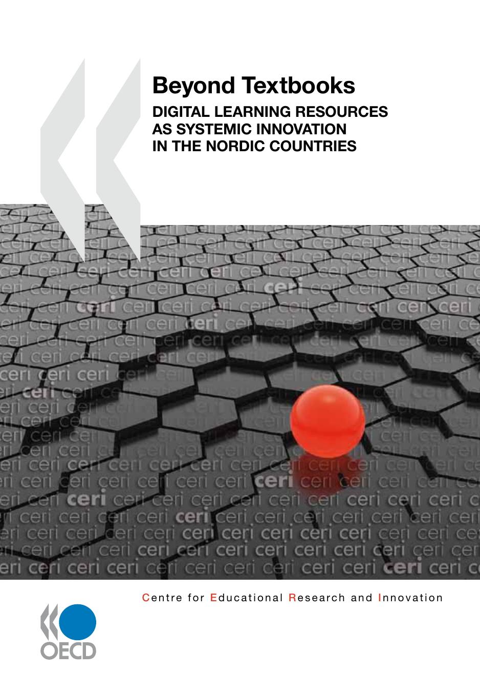 Beyond textbooks : digital learning resources as systemic innovation in the nordic countries by OECD