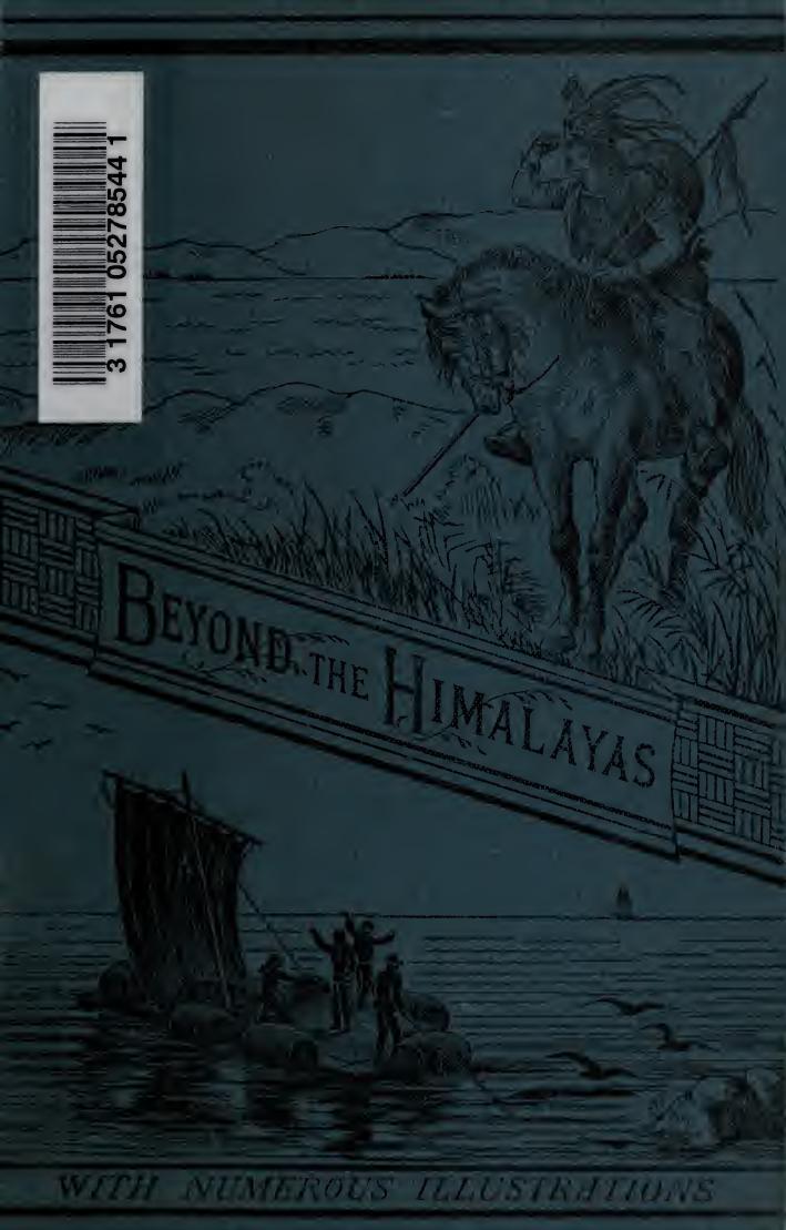 Beyond the Himalayas : a story of travel and adventure in the wilds of Thibet by Geddie John 1848-1937
