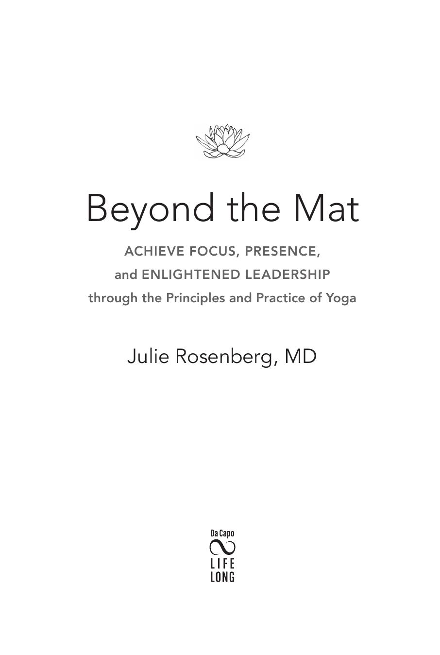Beyond the Mat by Julie Rosenberg