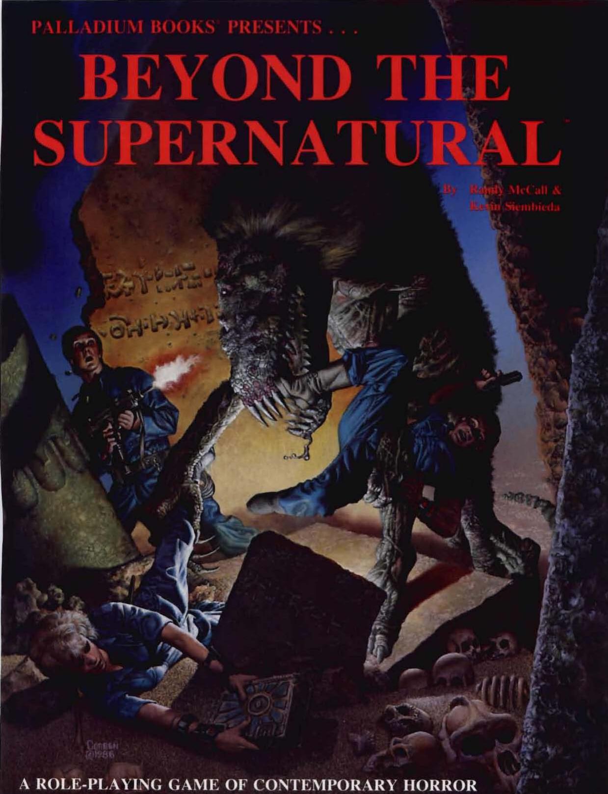 Beyond the Supernatural 1st Ed - Core Rules by PAL700P