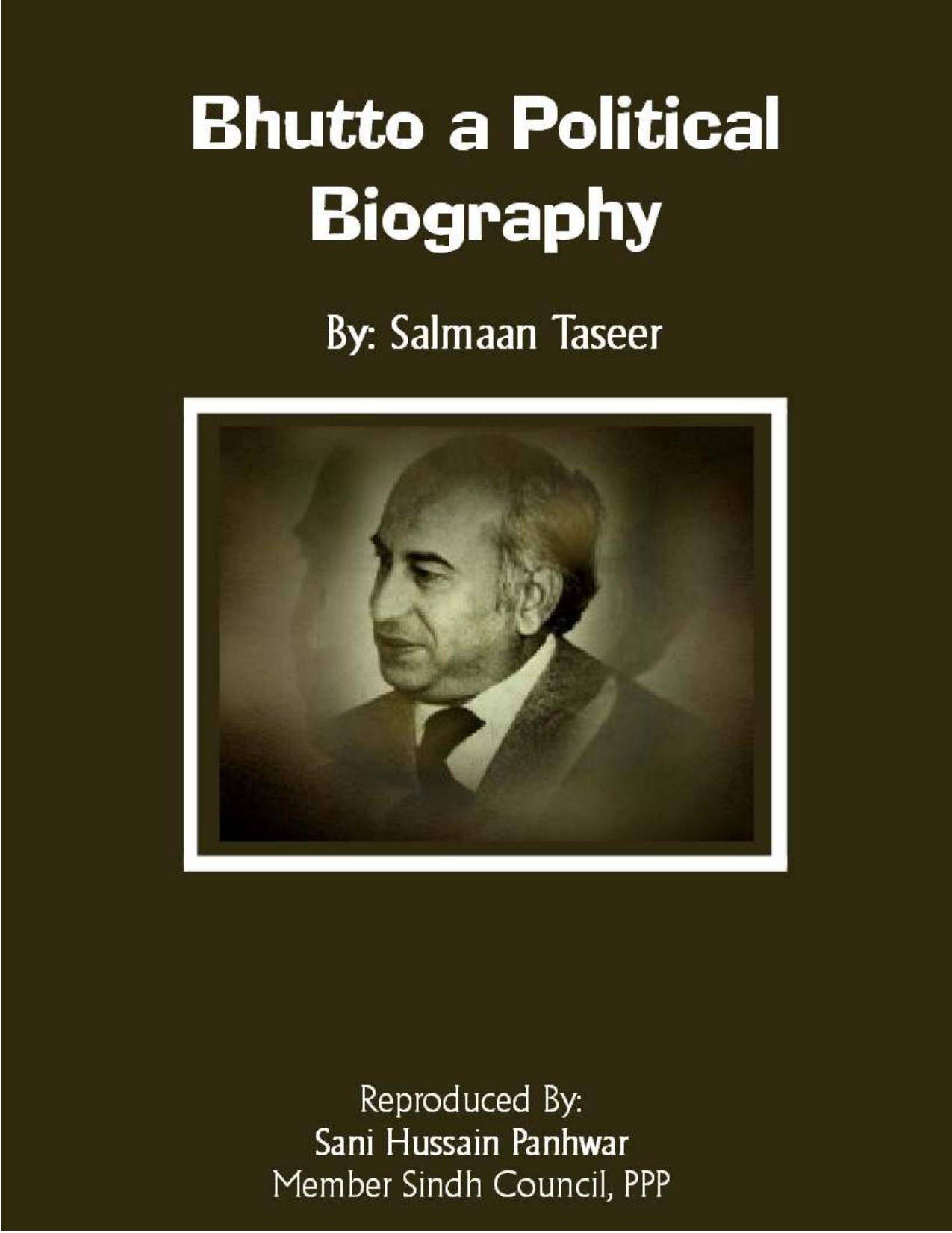 Bhutto: A Political Biography by Salman Taseer