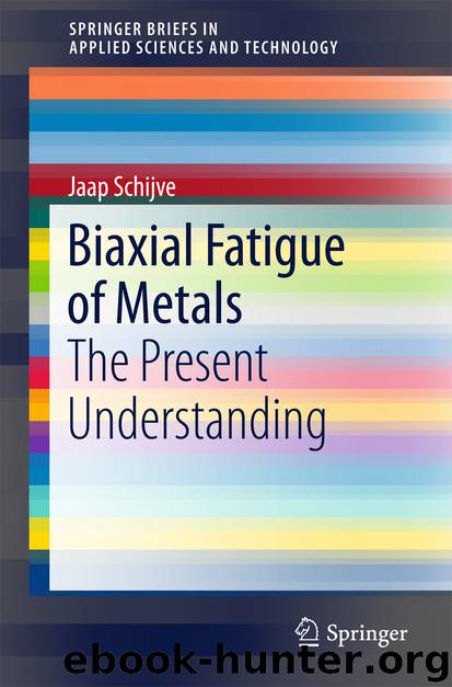 Biaxial Fatigue of Metals by Jaap Schijve