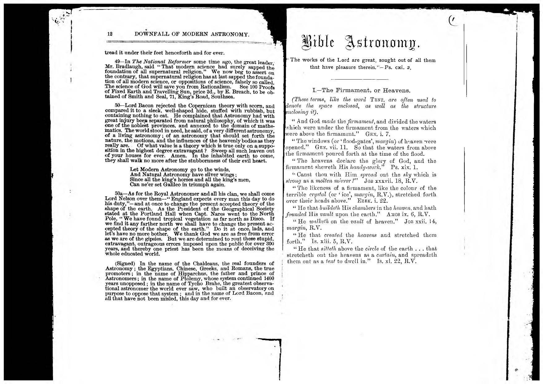 Bible Astronomy (E.H.) by Unknown