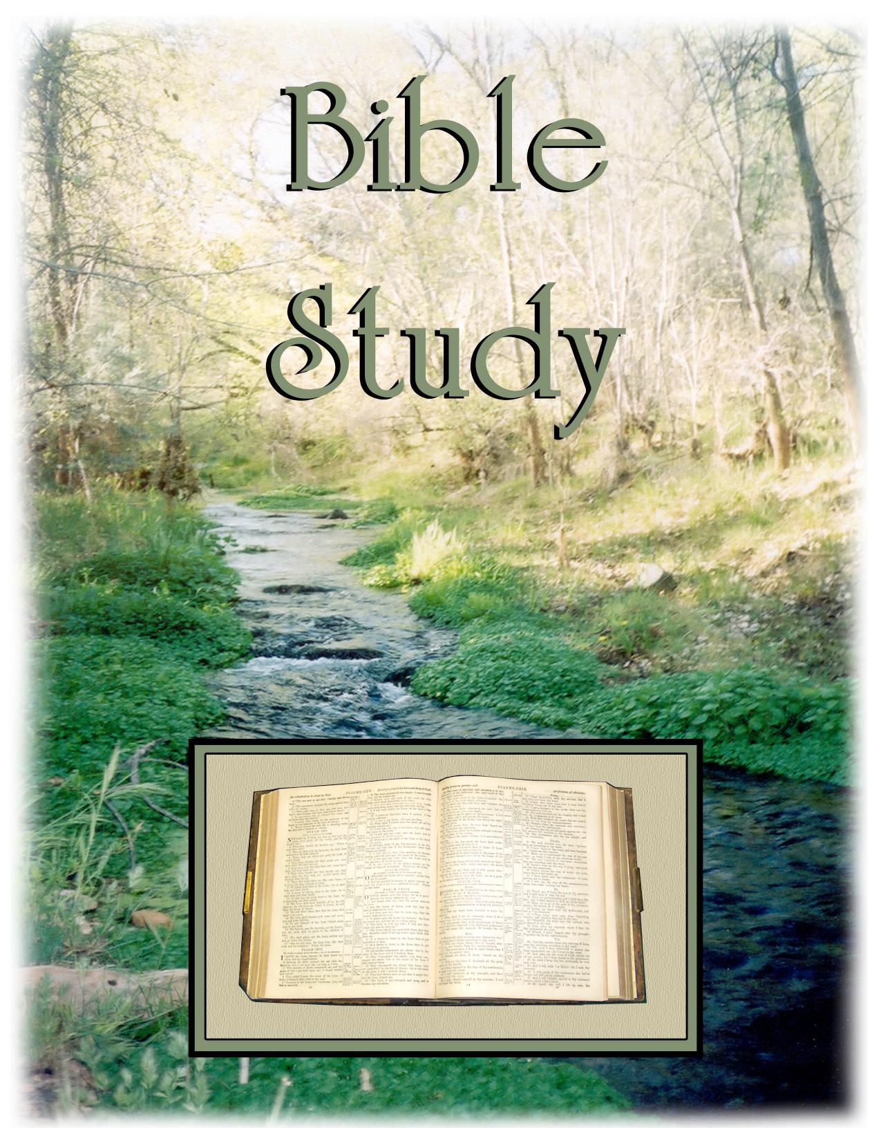 Bible Study Booklet-Cover by Unknown