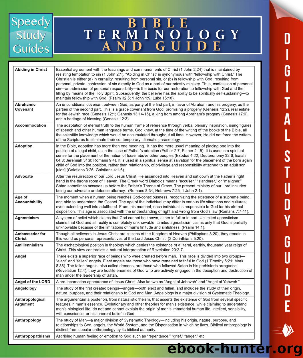 Bible Terminology And Guide by Speedy Publishing