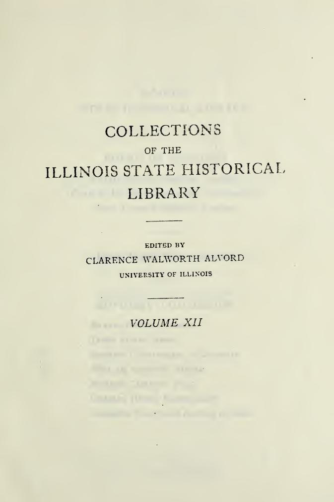 Bibliographical Series (The County of the State of Illinois) by Theodore Calvin Pease