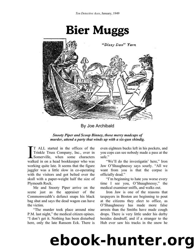 Bier Muggs by Joe Archibald (pdf)
