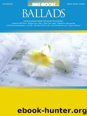 Big Book of Ballads (Songbook) by Hal Leonard Corp