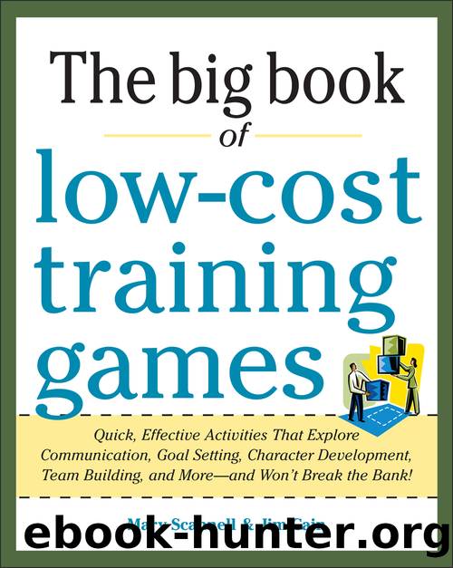 Big Book of Low-Cost Training Games by Mary Scannell
