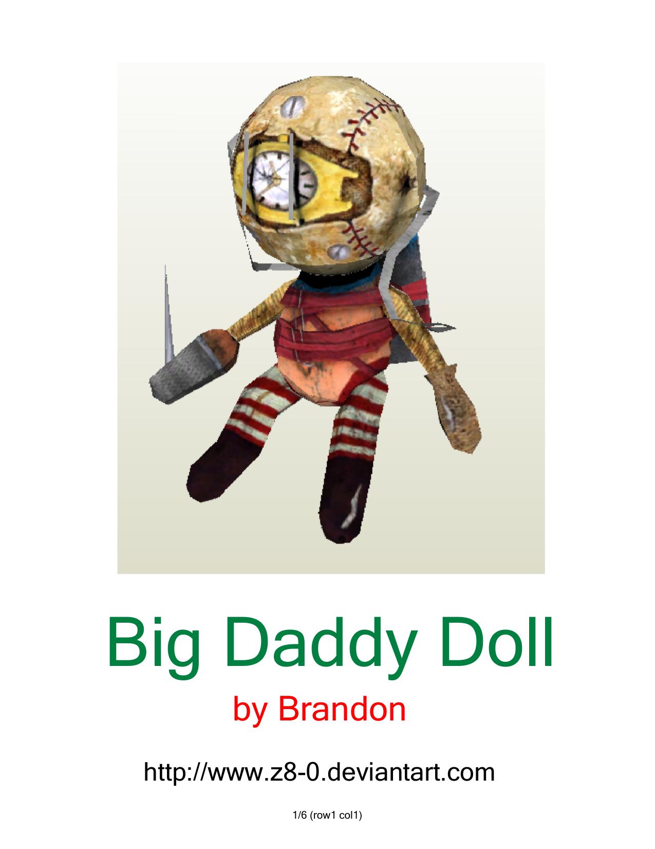 Big Daddy Doll Letter by Adelene