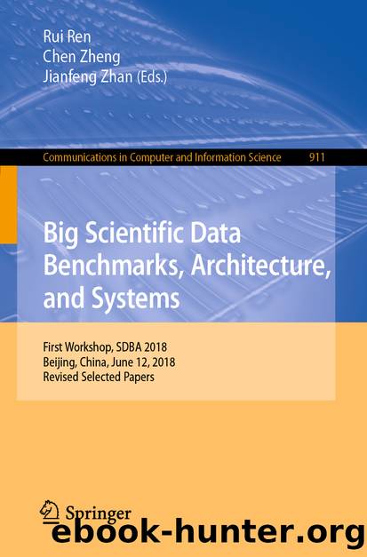 Big Scientific Data Benchmarks, Architecture, and Systems by Unknown