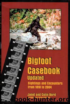 Bigfoot Casebook Updated by Janet Bord