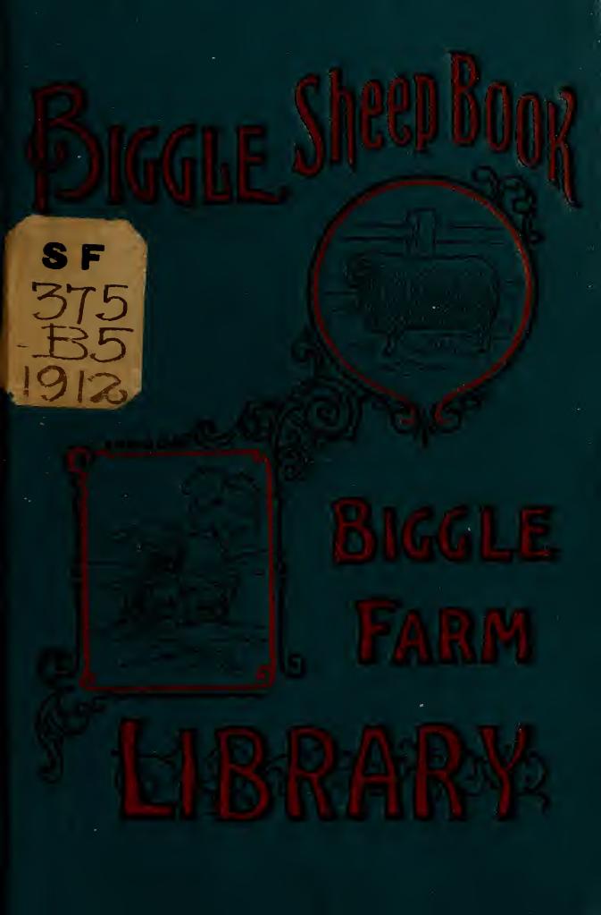Biggle sheep book by Biggle Jacob