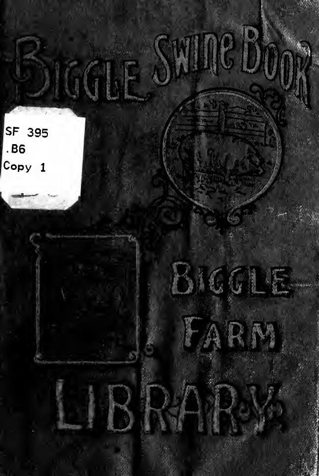 Biggle swine book by Biggle Jacob