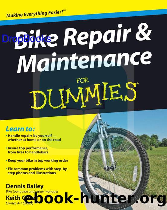 Bike Repair  Maintenance for Dummies ISBN by 0470415800 DropBooks APP