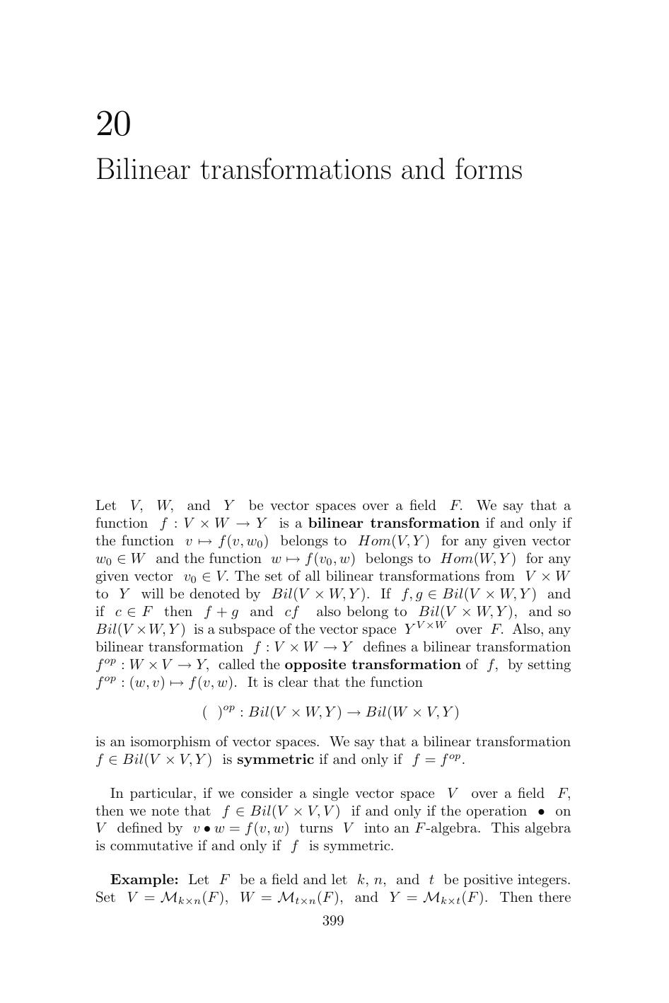 Bilinear transformations and forms by Unknown