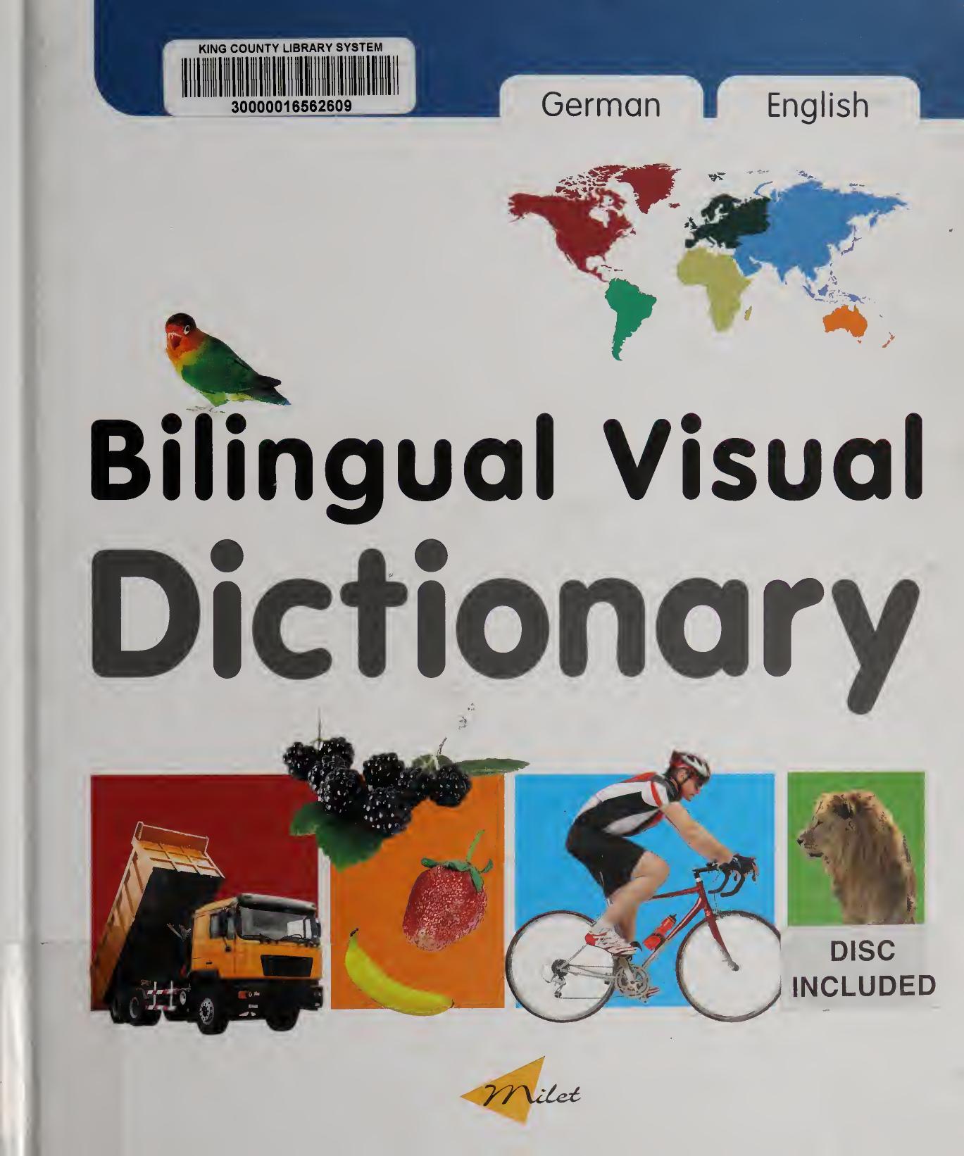 Bilingual Visual Dictionary German-English by Milet