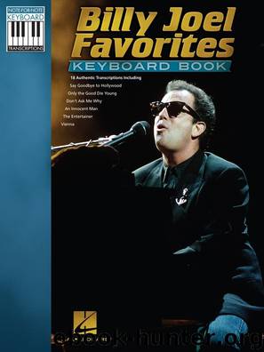 Billy Joel Favorites Keyboard Book by Billy Joel