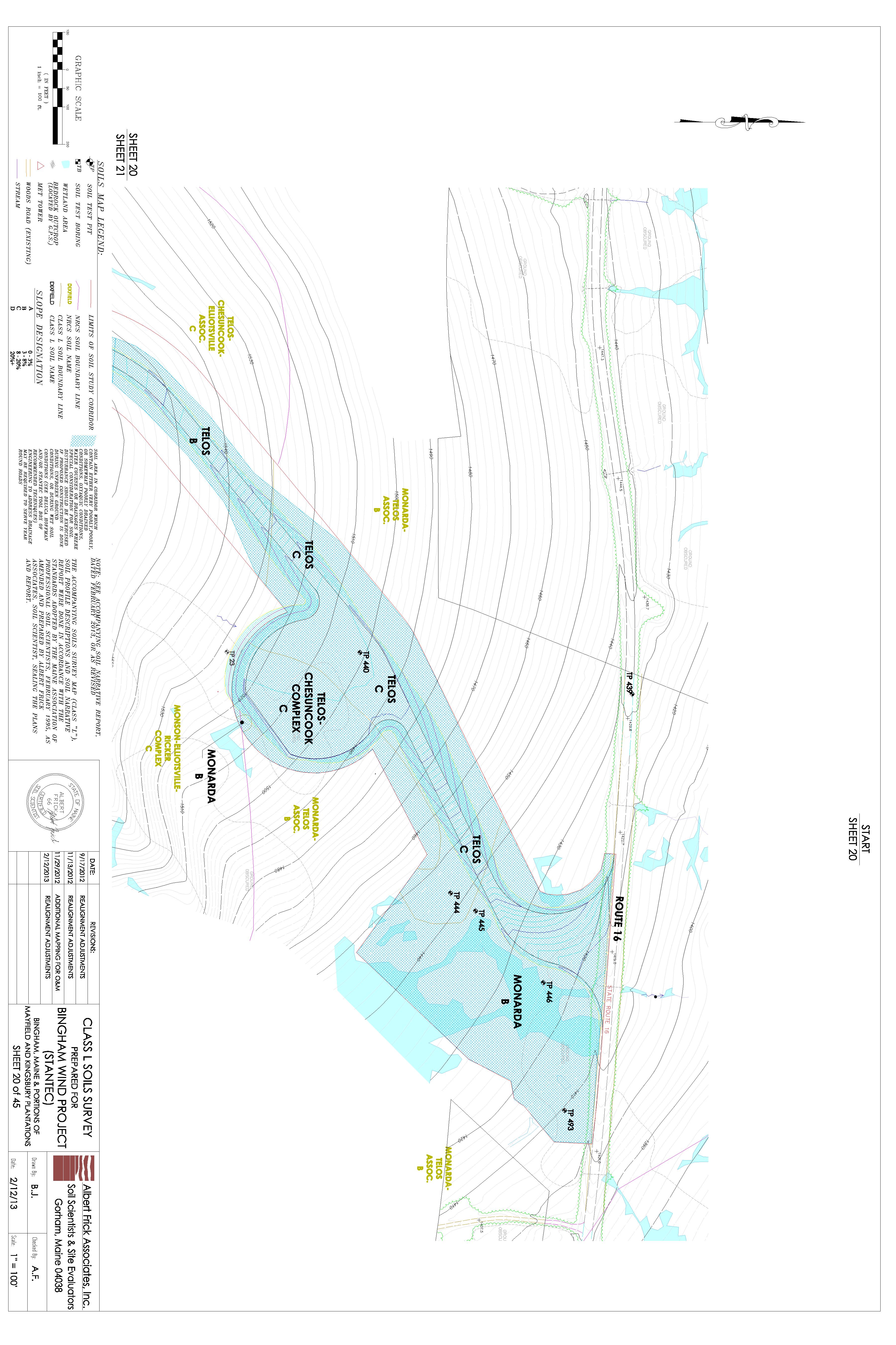 Bingham Wind Project SOILS MAP-REVISED 3-21-13 Sheet 20 by Unknown