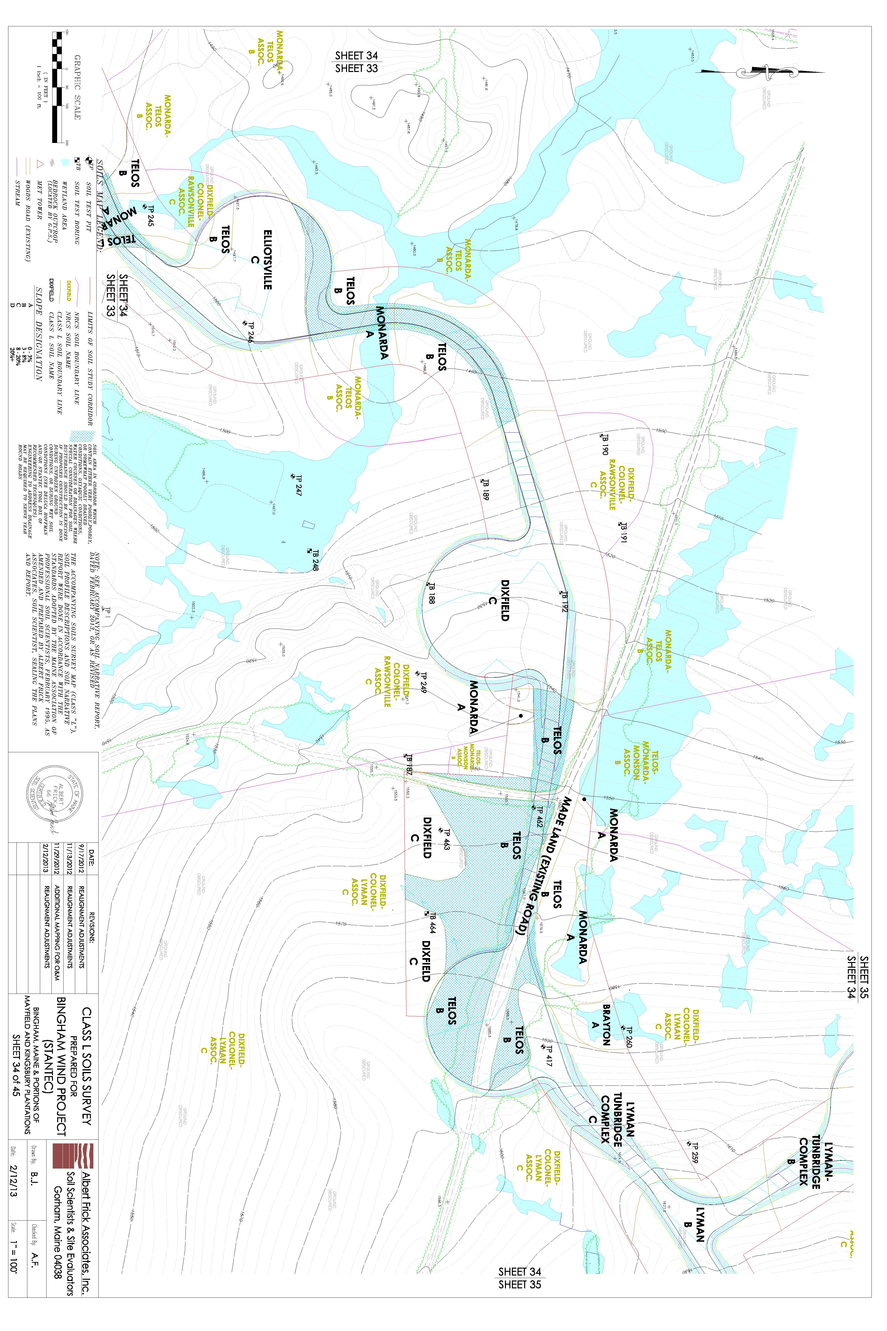 Bingham Wind Project SOILS MAP-REVISED 3-21-13 Sheet 34 by Unknown