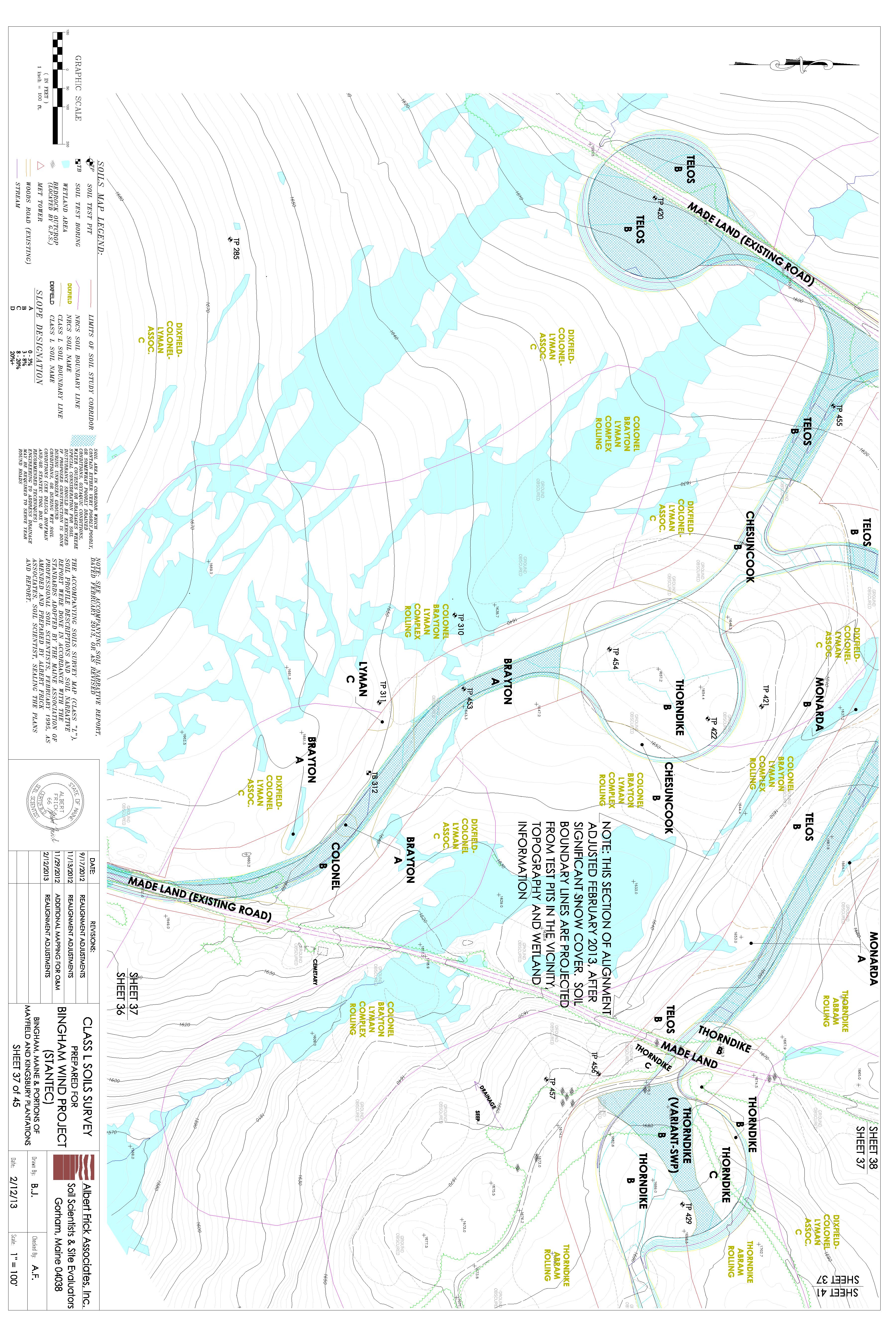 Bingham Wind Project SOILS MAP-REVISED 3-21-13 Sheet 37 by Unknown