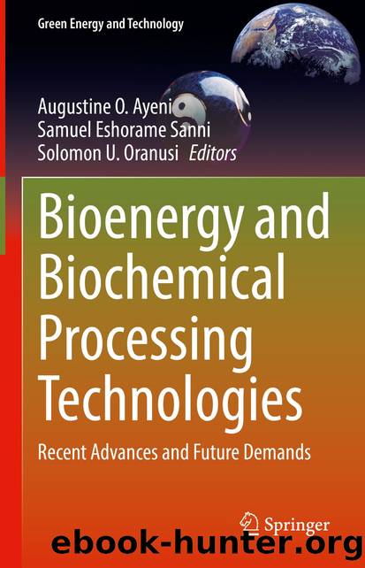 Bioenergy and Biochemical Processing Technologies by Unknown