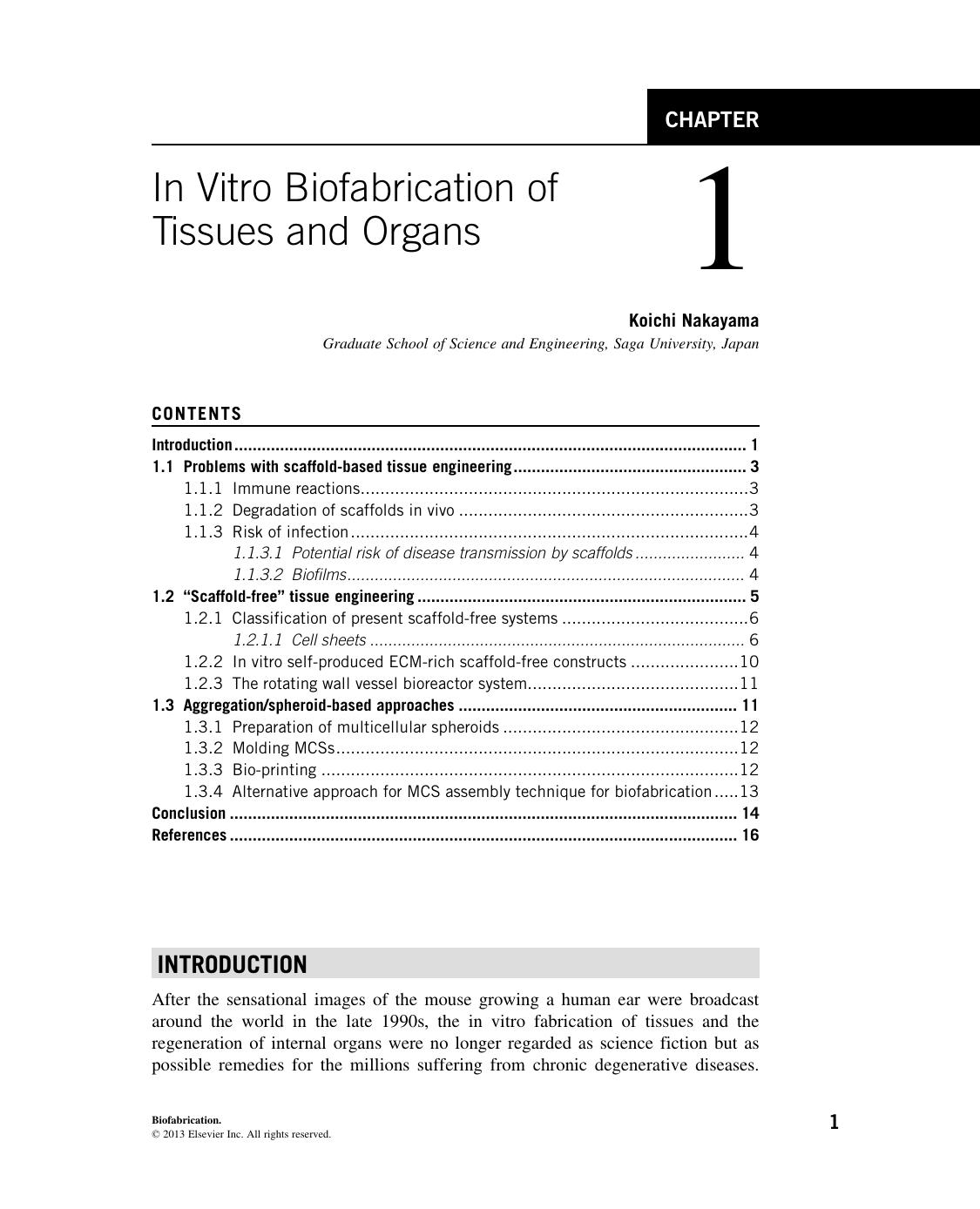 Biofabrication. Micro- and Nano-fabrication, Printing, Patterning and Assemblies by Gabor Forgacs and Wei Sun (Eds.)