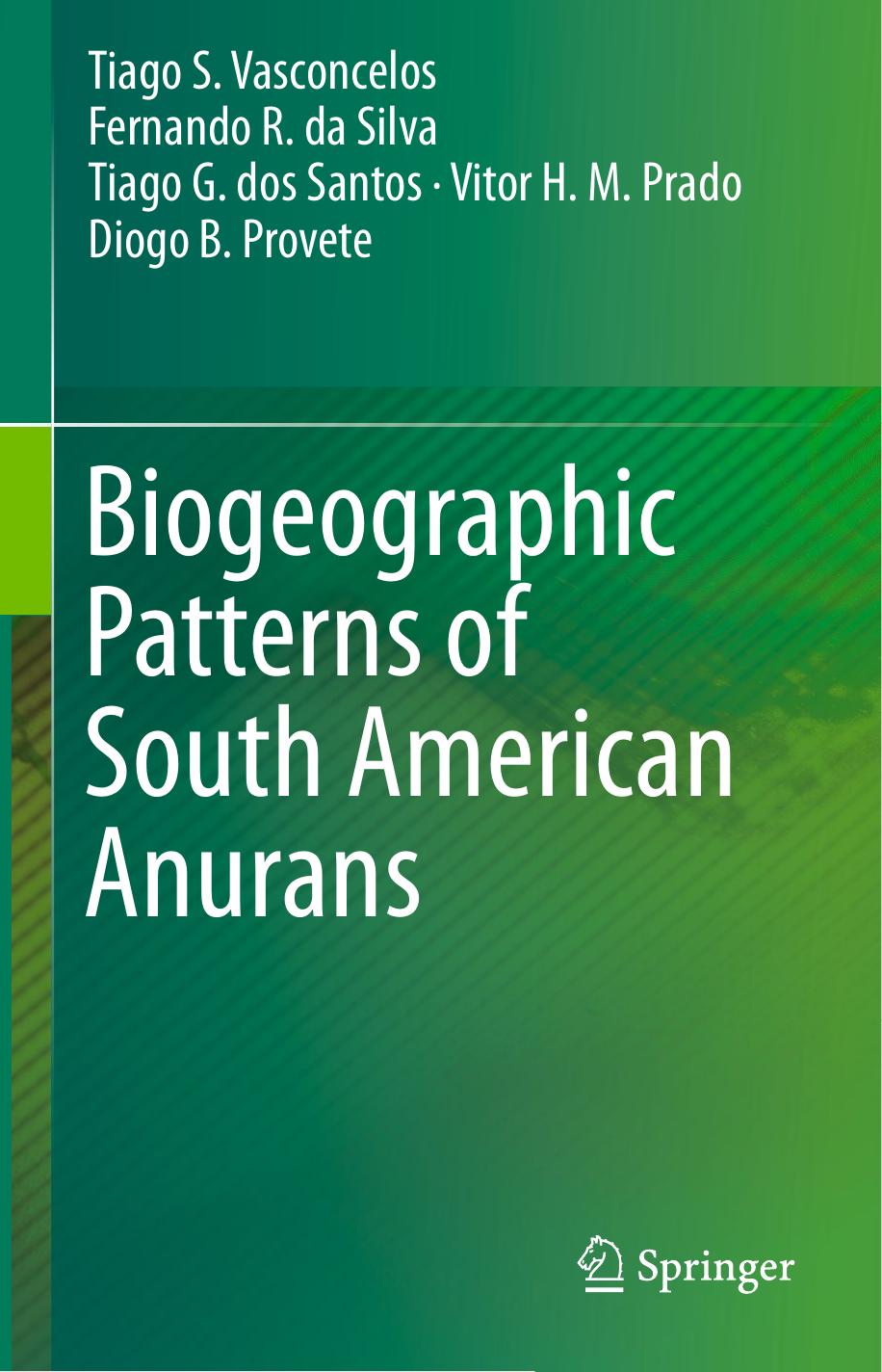Biogeographic Patterns of South American Anurans by unknow