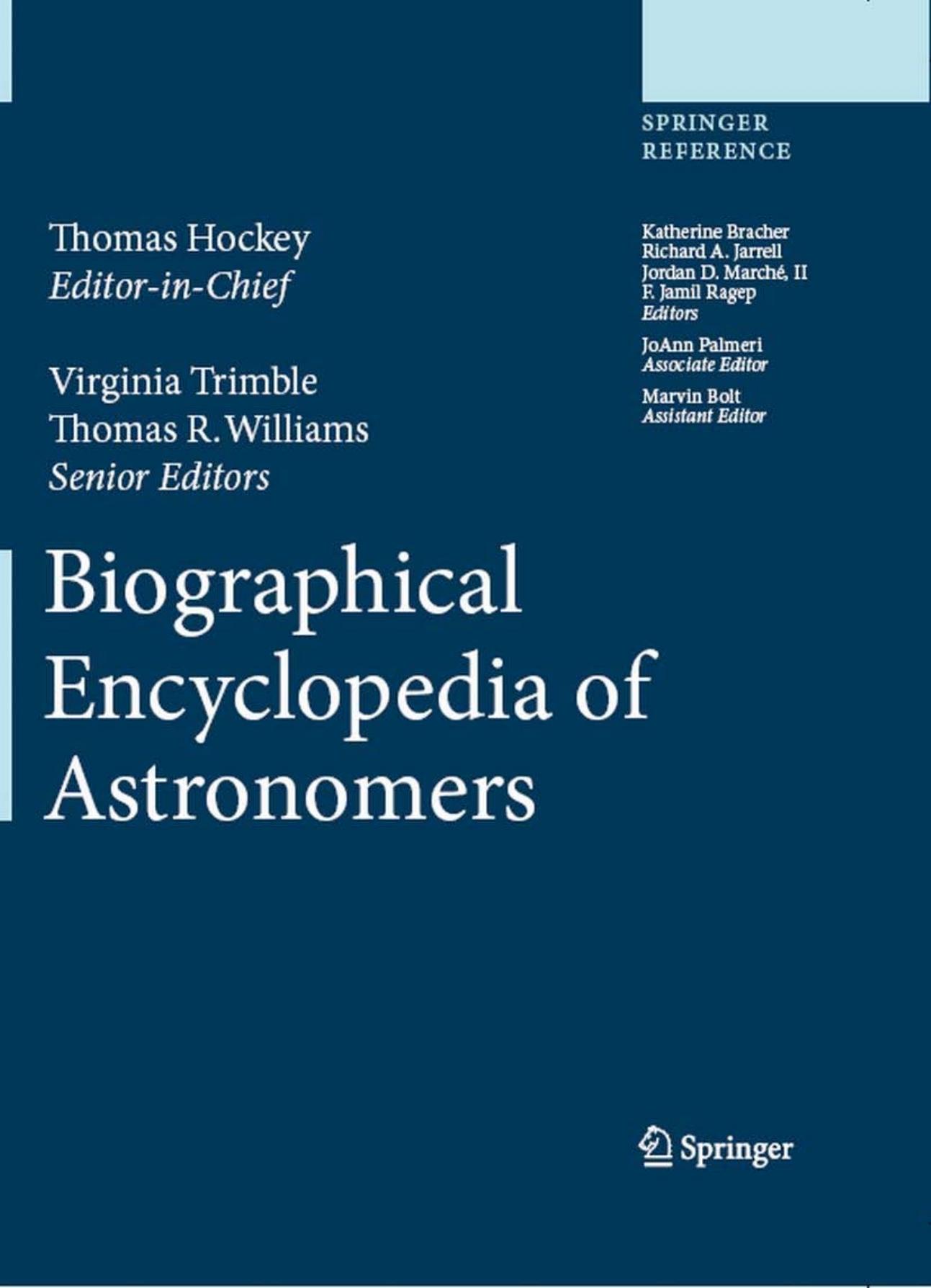 Biographical Encyclopedia of Astronomers by 1st Edition