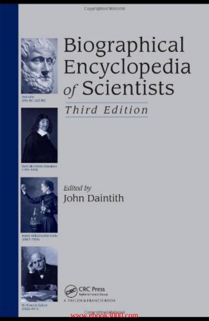 Biographical Encyclopedia of Scientists, 3 Edition by Unknow