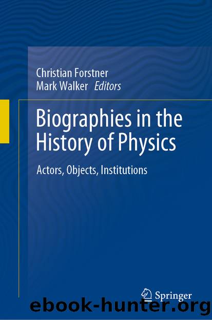 Biographies in the History of Physics by Unknown