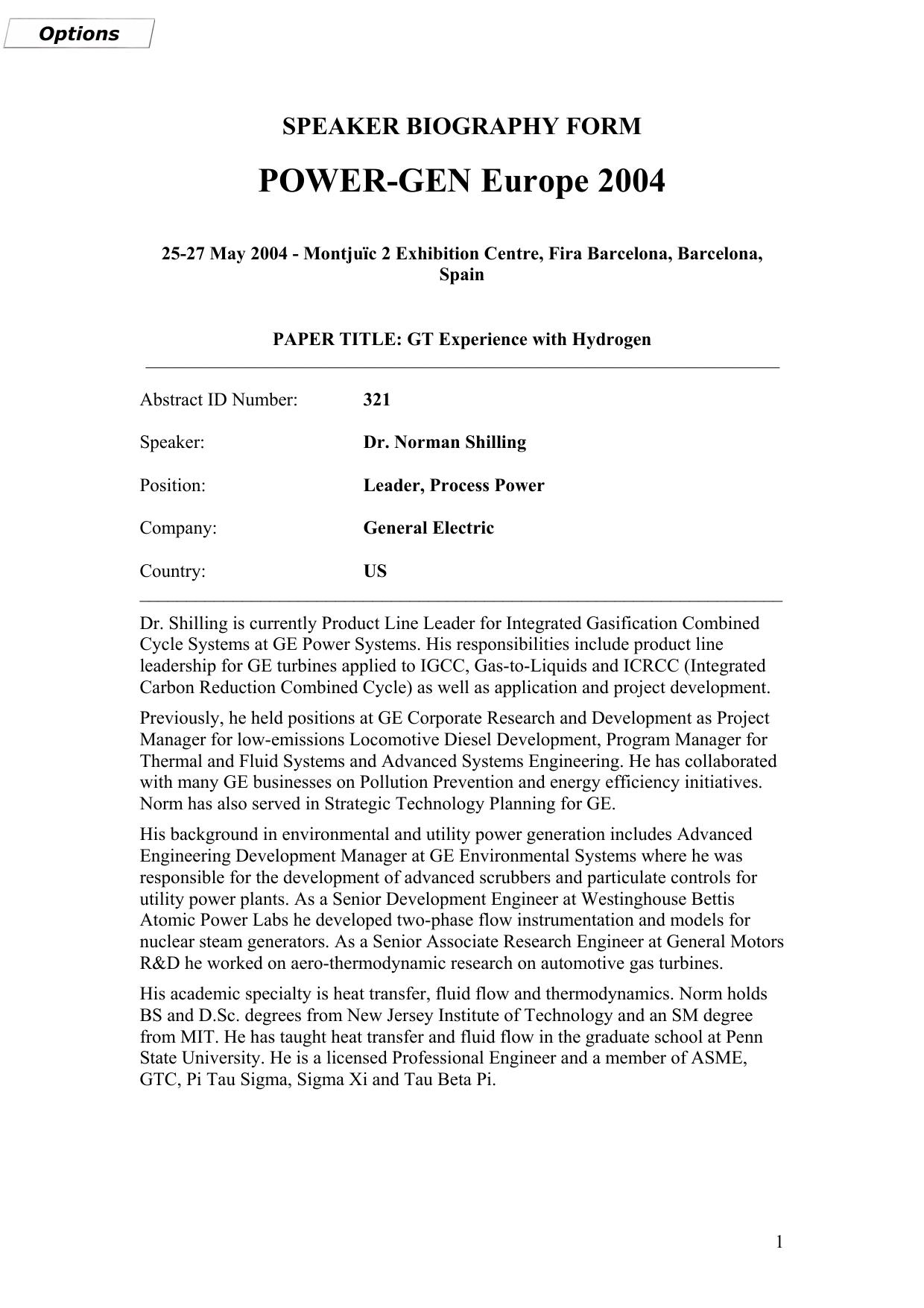 Biography - Dr. Norman Shilling by Secure Data Services (01425 621262)
