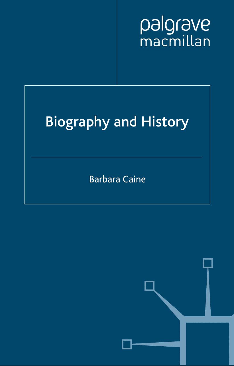 Biography and History by Barbara Caine
