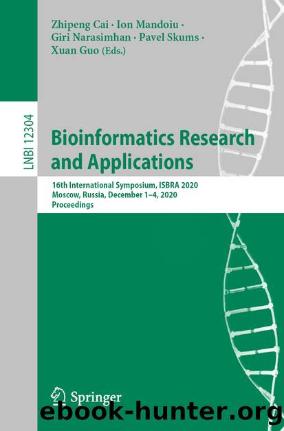 Bioinformatics Research and Applications by Unknown