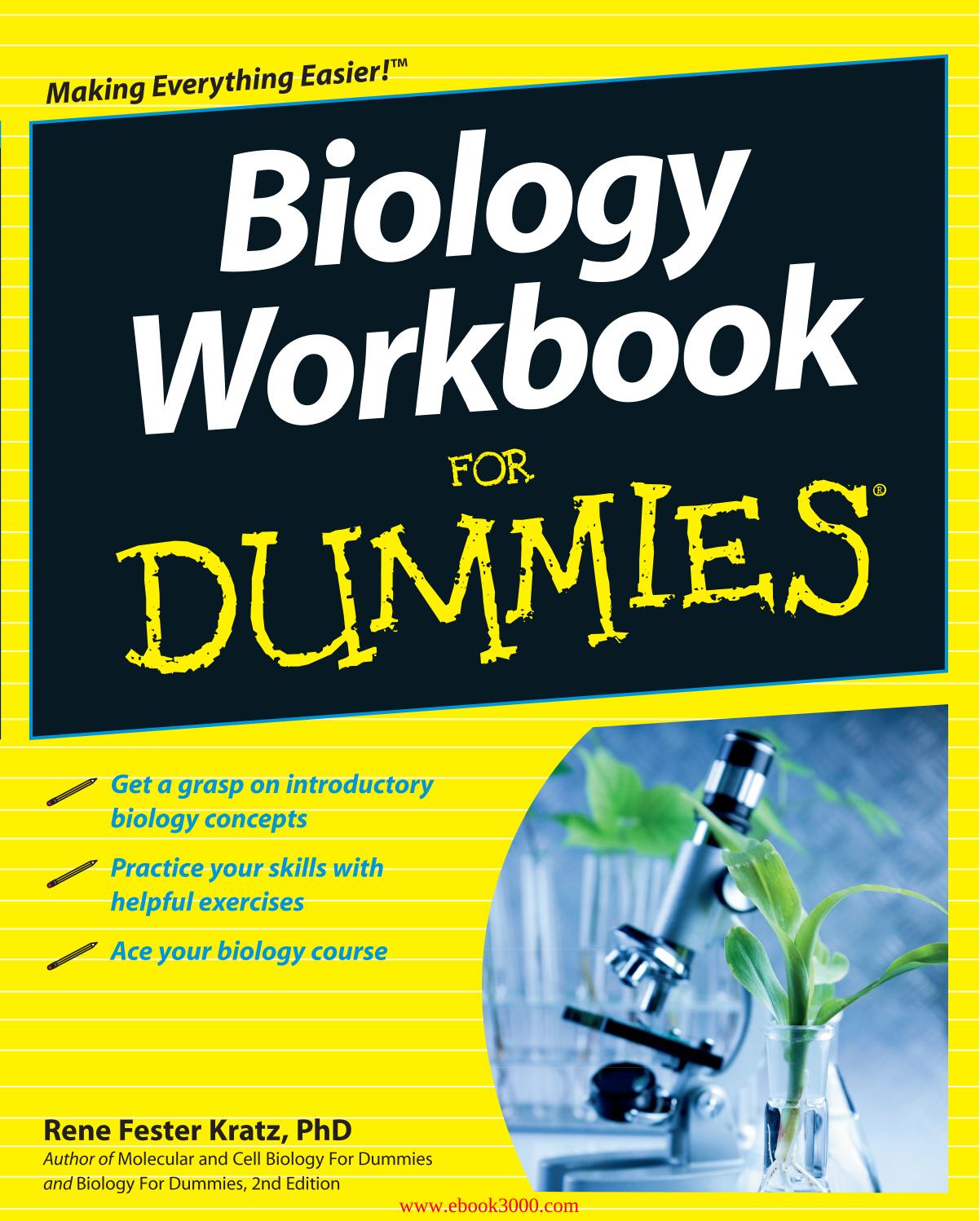 Biology Workbook For Dummies by Unknow