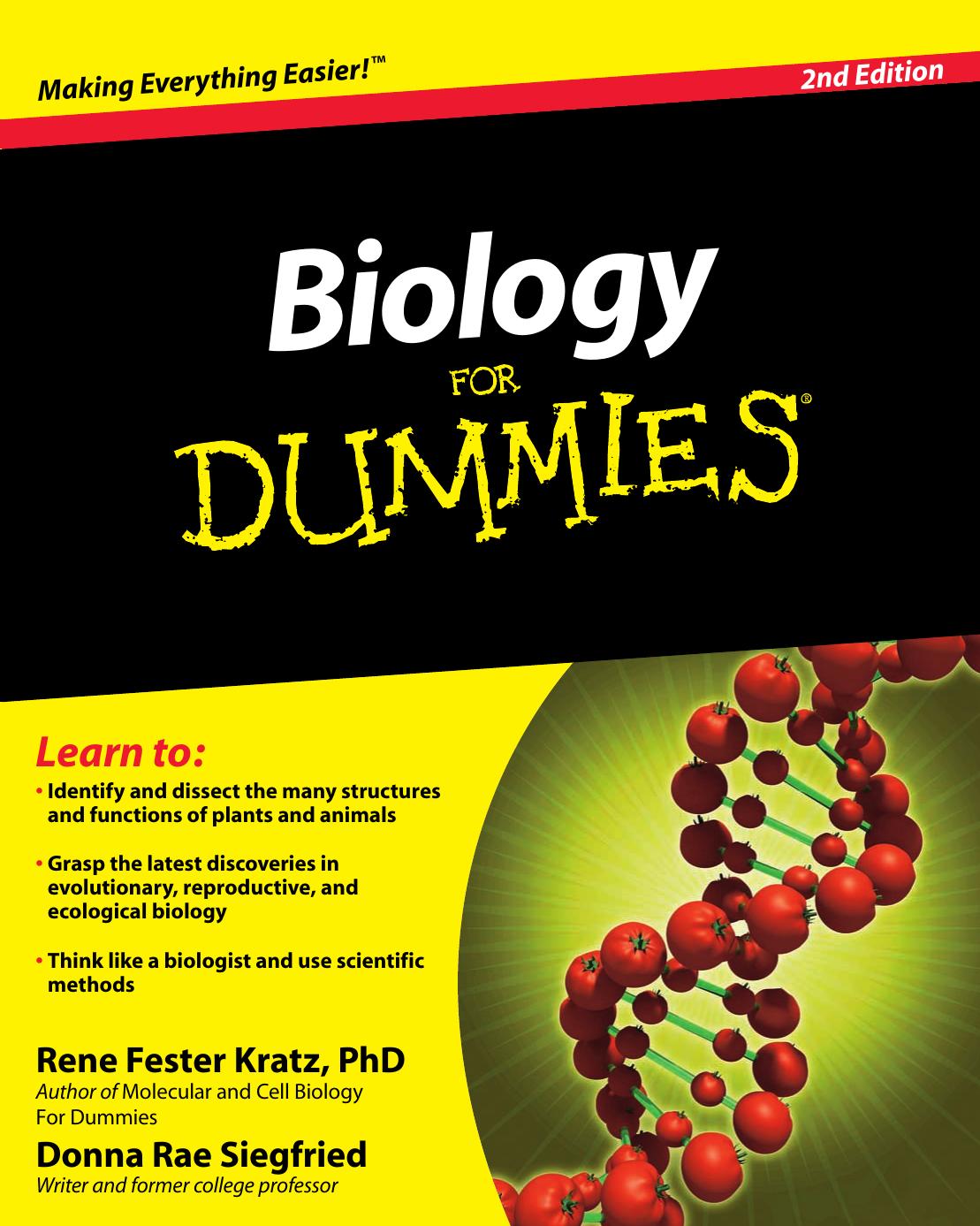 Biology for dummies by René Fester Kratz; Donna Rae Siegfried