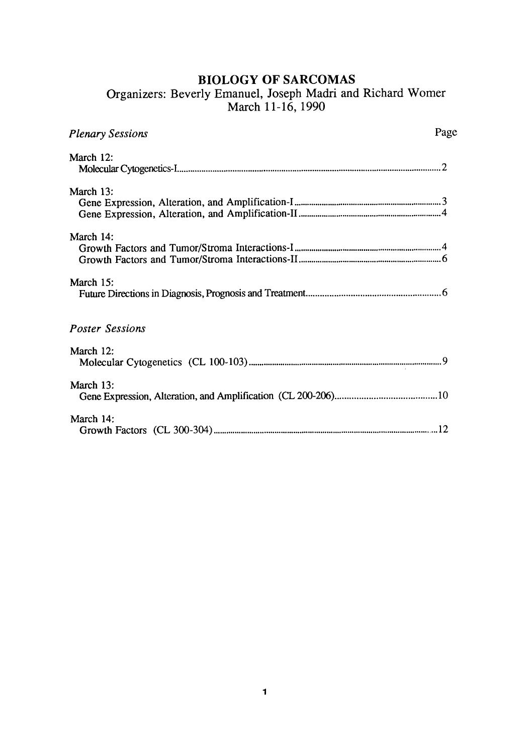 Biology of sarcomas by Unknown