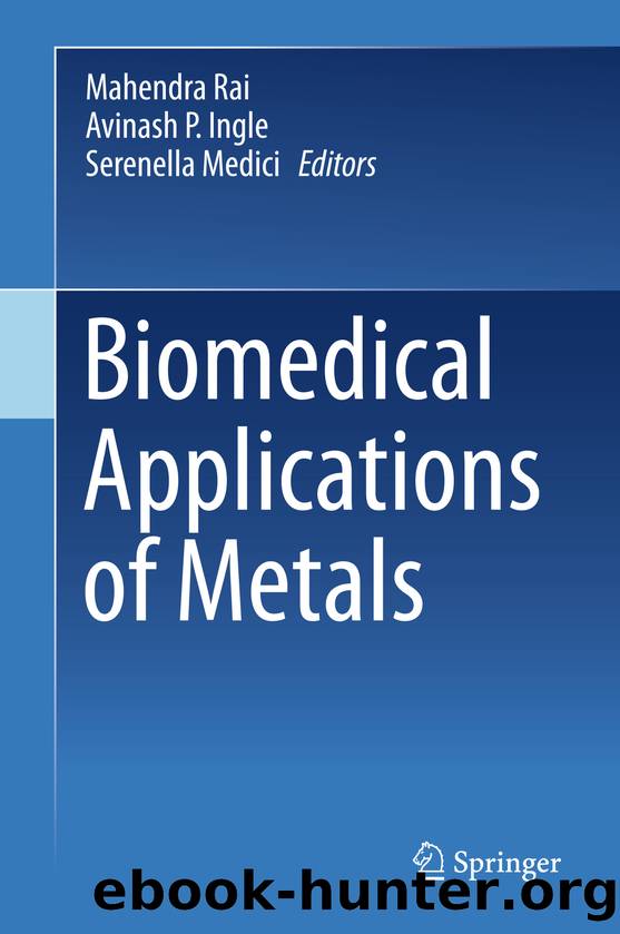 Biomedical Applications of Metals by Mahendra Rai Avinash P. Ingle & Serenella Medici
