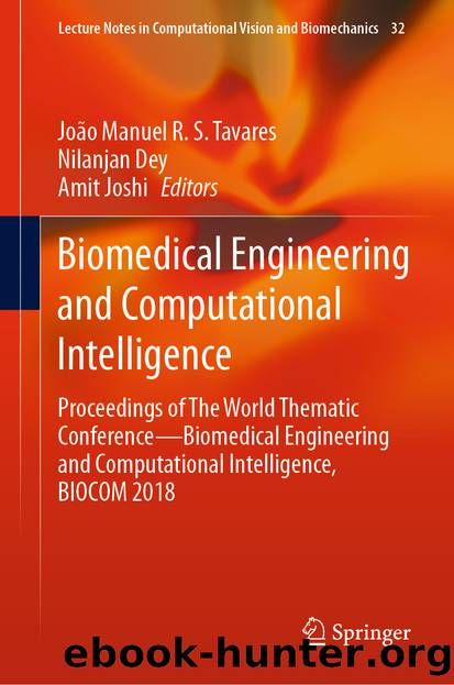 Biomedical Engineering and Computational Intelligence by Unknown