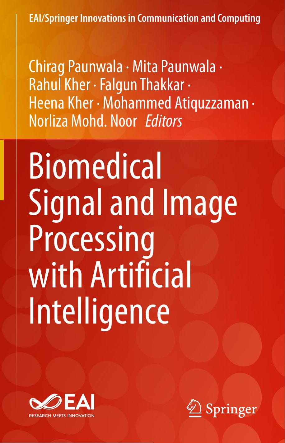 Biomedical Signal and Image Processing with Artificial Intelligence by unknow
