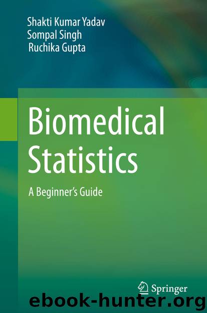 Biomedical Statistics by Shakti Kumar Yadav & Sompal Singh & Ruchika Gupta