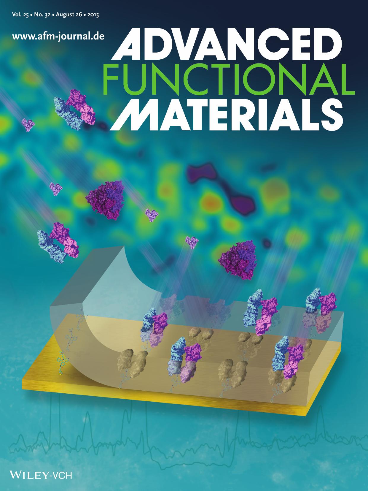 Biomimetic Sensors: Vectorially Imprinted Hybrid Nanofilm for Acetylcholinesterase Recognition (Adv. Funct. Mater. 32&#x0002F;2015) by Unknown