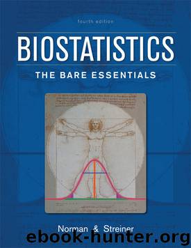 Biostatistics by Geoffrey Norman David Streiner & David L. Streiner