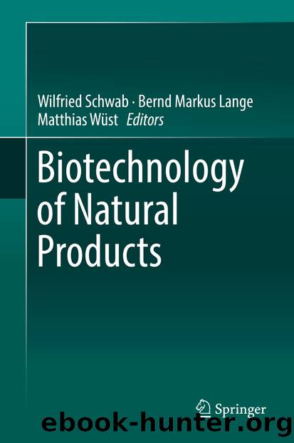 Biotechnology of Natural Products by Wilfried Schwab Bernd Markus Lange & Matthias Wüst