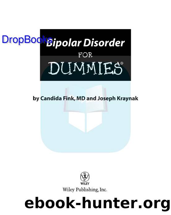 Bipolar Disorder for Dummies ISBN by 0764584510 DropBooks APP