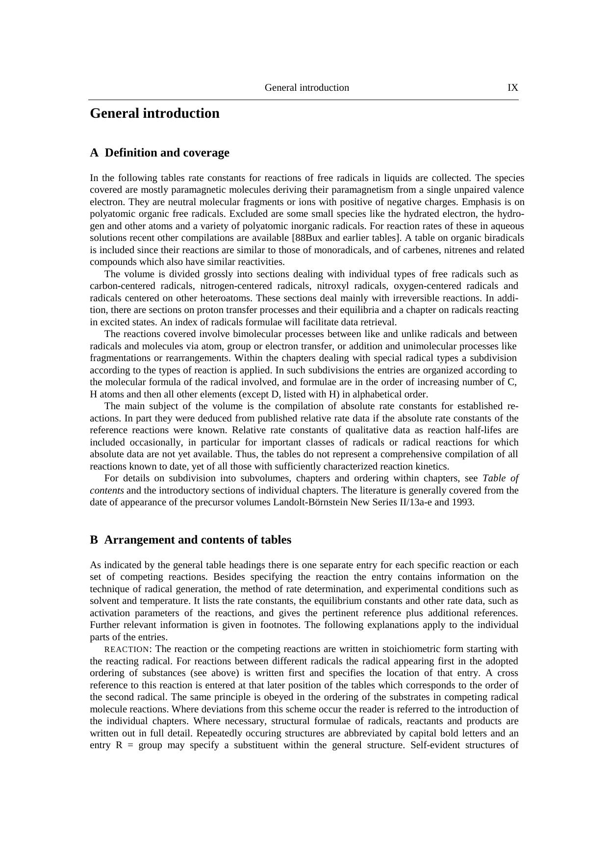 Biradicals, Radicals in Excited States, Carbenes and Related Species by Unknow